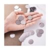 Pandahall 50 colgantes de acero inoxidable 304 en blanco_5