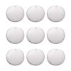 Pandahall 50 colgantes de acero inoxidable 304 en blanco_1