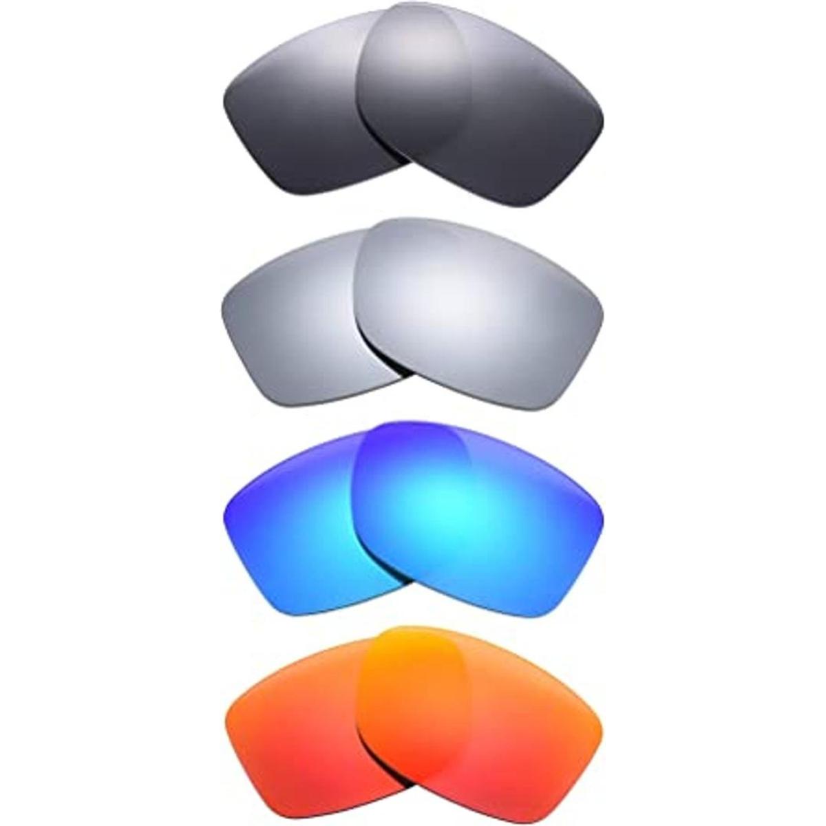 4 pares de lentes de repuesto polarizadas para marcos de