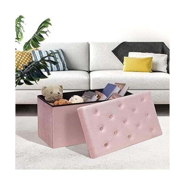 B FSOBEIIALAO Otomano plegable para almacenamiento banco_2