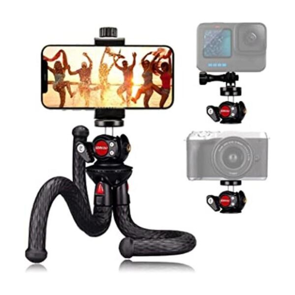 Trípode flexible de la cámara Vlogging plegable de viaje_1