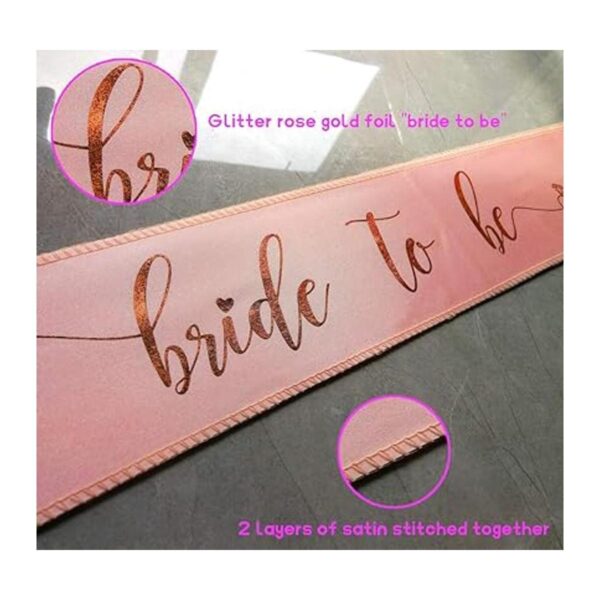 Tiara de novia de oro rosa para ser satinado y diamantes_5