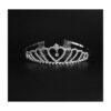 Tiara de novia de oro rosa para ser satinado y diamantes_3