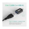 Hub USB 3.0 Ethernet con adaptador USB C 3 puertos USB_5