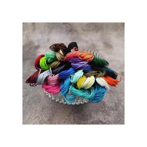 INSPIRELLE Cordón de poliéster encerado de 30 colores