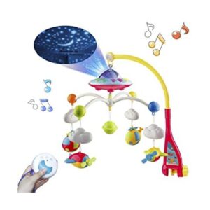 Mini Tudou Juguete musical para cuna de bebé con luces y_1