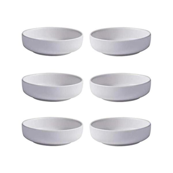Colias Wing Juego de 6 platos de porcelana multiusos con_1