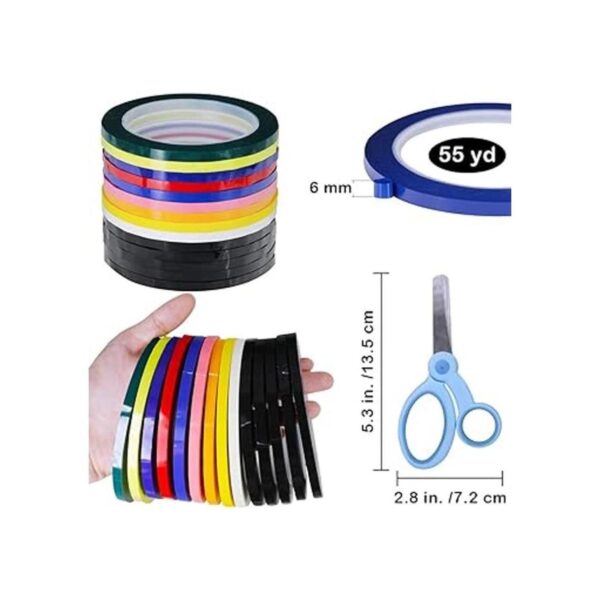 Supla 10 colores 14 rollos de cinta artística para