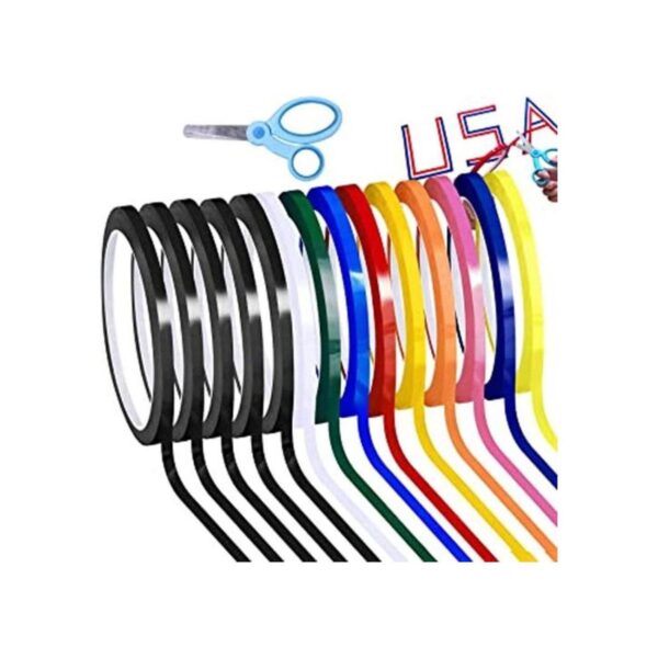 Supla 10 colores 14 rollos de cinta artística para