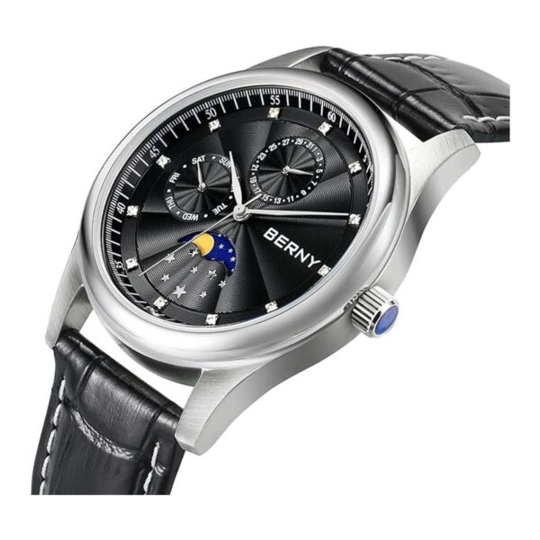 Berny Reloj multifuncional de cuarzo para hombre con