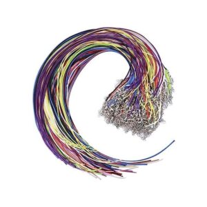 Selizo 100 cuerdas para collar con cierre a granel para