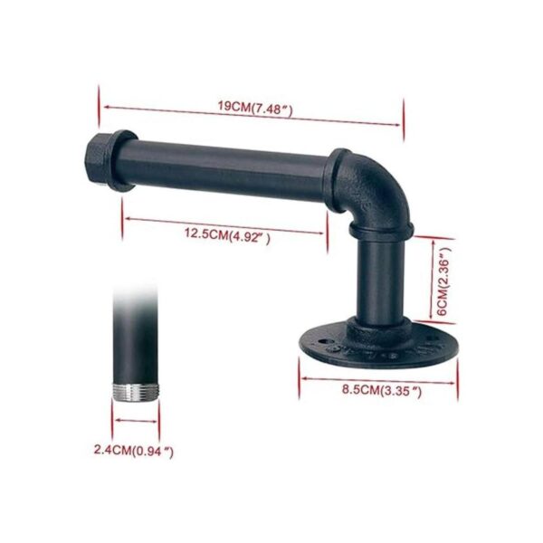 SUNMALL Soporte de papel higiénico resistente para