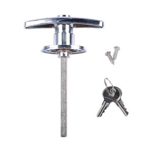 Kit de cerradura con llave en T para puerta de garaje