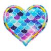 Qingxi Charm 18 parches bordados Spark Love Heart para