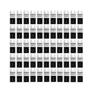 Diagtree Paquete de 50 hojas de sierra oscilantes