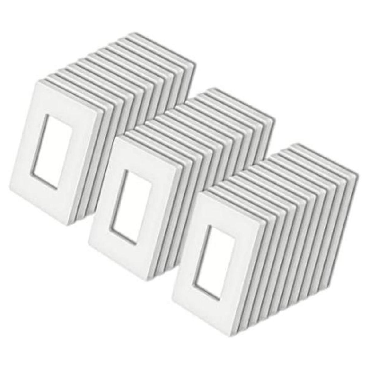BESTTEN Placa de pared sin tornillos de 1 banda serie