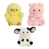 Aurora World Juguete de peluche de cerdo vaca y pollo_1
