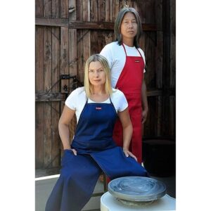 CLAYPRON Delantal de cocina Artist verde oliva_5
