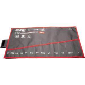 Capri Tools Bolsa enrollable para llaves SAE