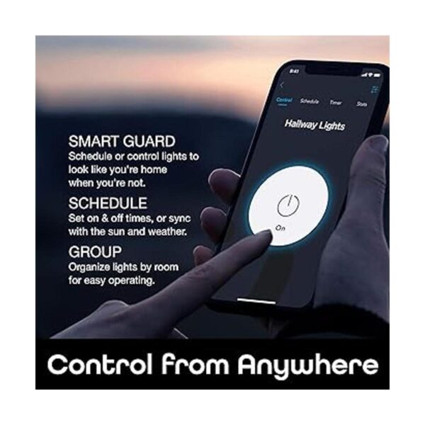 Geeni Interruptor de luz inteligente TAP blanco 1_3