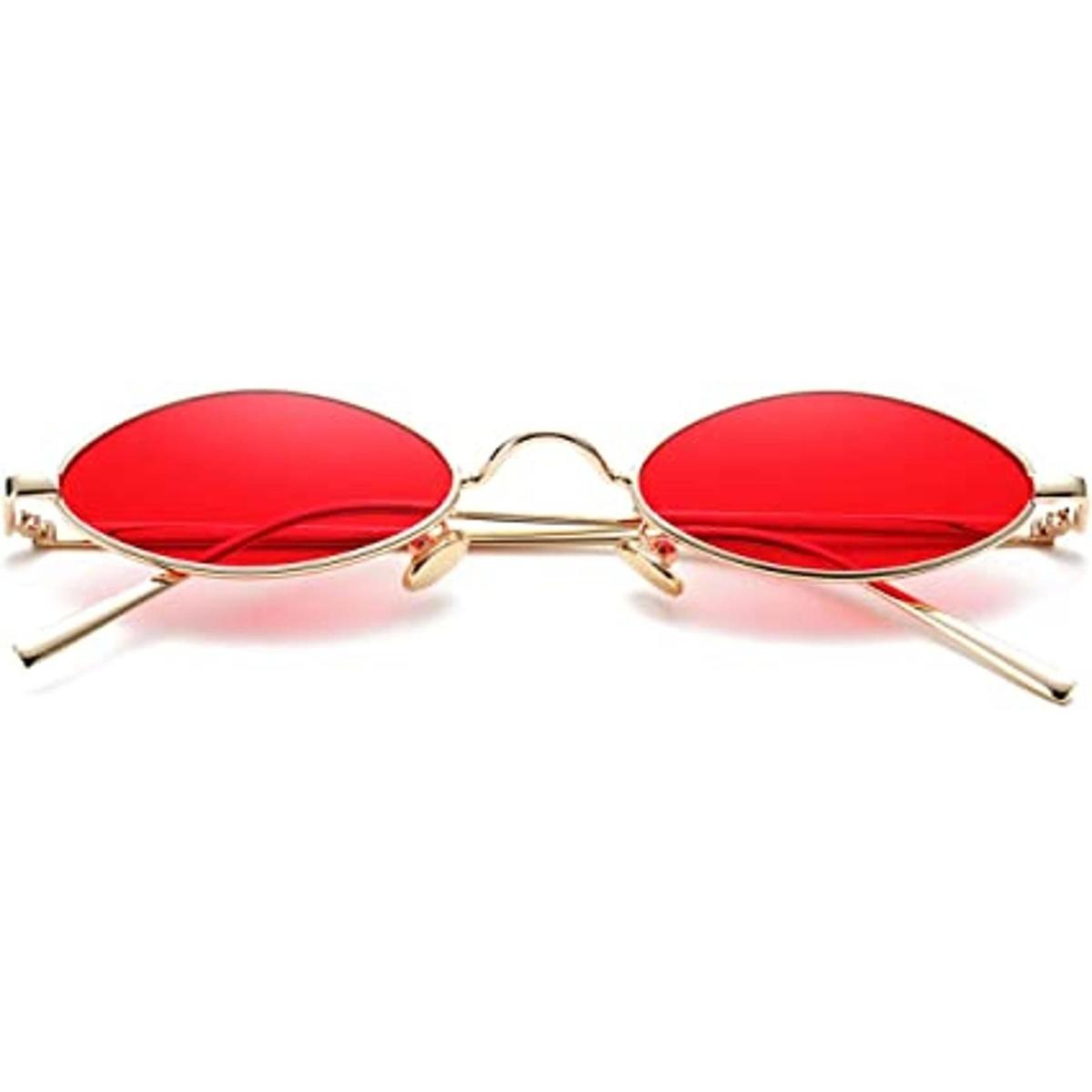 Anteojos de sol ovalados de estilo vintage para mujeres y
