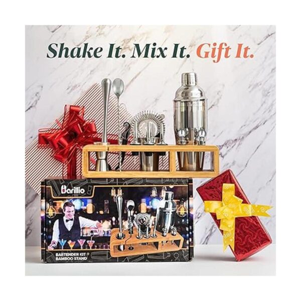 Kit de coctelera Elite Mixology Bartender de Barillio_5
