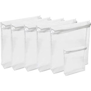 Houseables Bolsas de almacenamiento de plástico funda con