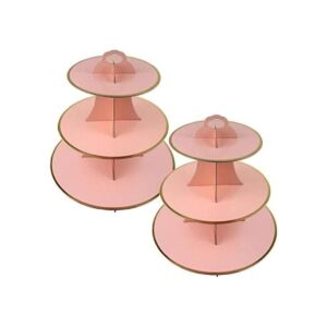Soporte de cartón para cupcakes de 3 niveles_1