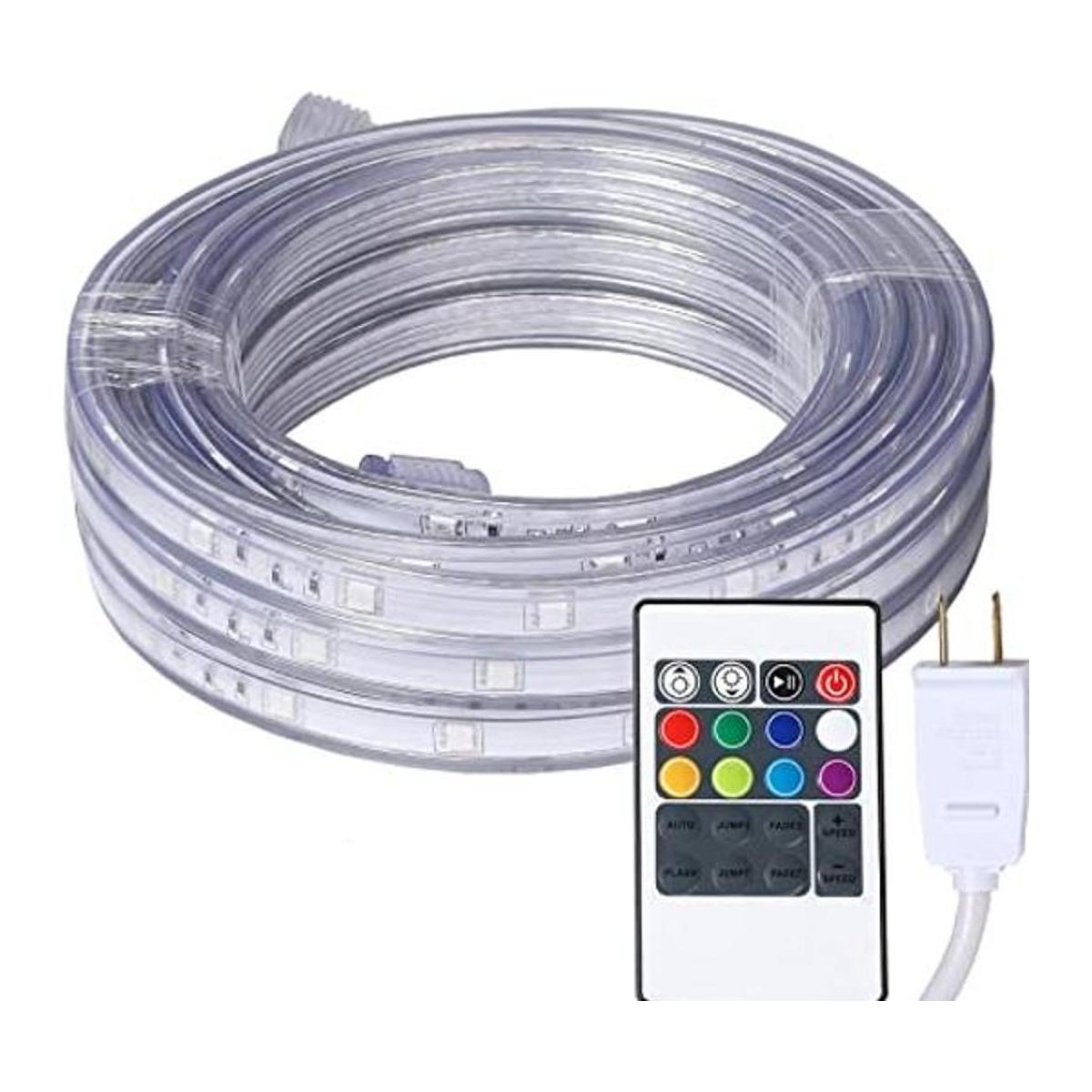 Tira de luces LED flexibles planas de 16.4 pies tira de