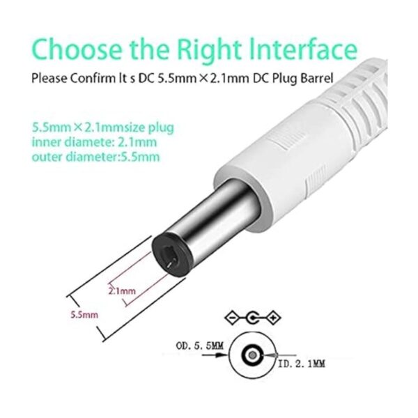 SIOCEN Paquete de 3 cables USB 2.0 A tipo macho a CC 0.217_4