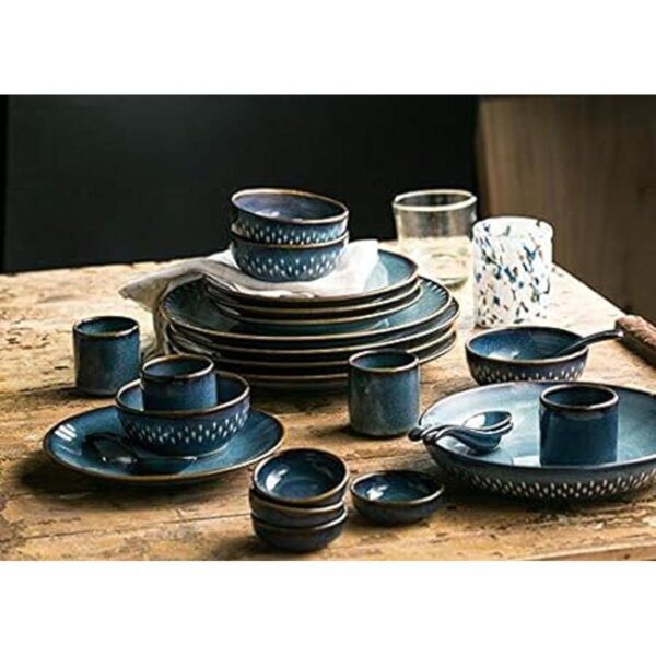 Colias Wing Juego de 4 platos de porcelana multiusos con_2