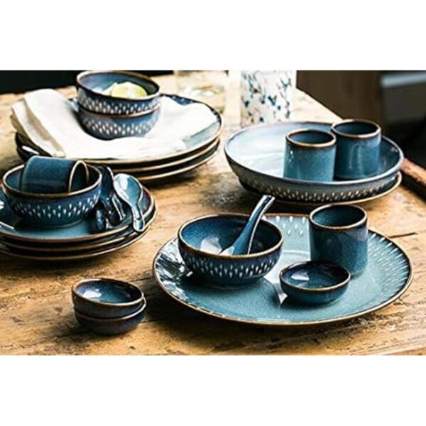 Colias Wing Juego de 4 platos de porcelana multiusos con_3
