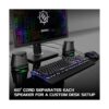 ENHANCE SB2 Altavoces para computadora con luz LED verde_6