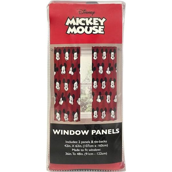 Jay Franco Disney Mickey Mouse Juego de 4 cortinas de 63_6