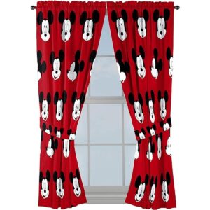 Jay Franco Disney Mickey Mouse Juego de 4 cortinas de 63_1