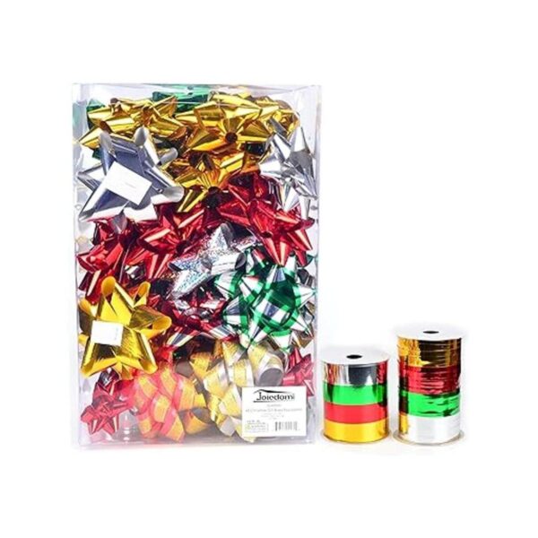 JOYIN 54 lazos de regalo de Navidad y cintas de regalo con_4