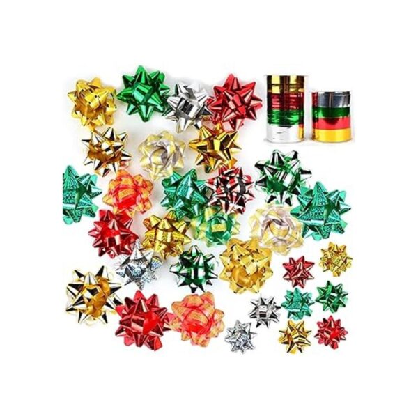 JOYIN 54 lazos de regalo de Navidad y cintas de regalo con_2