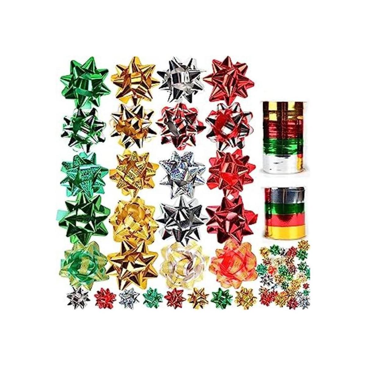 JOYIN 54 lazos de regalo de Navidad y cintas de regalo con