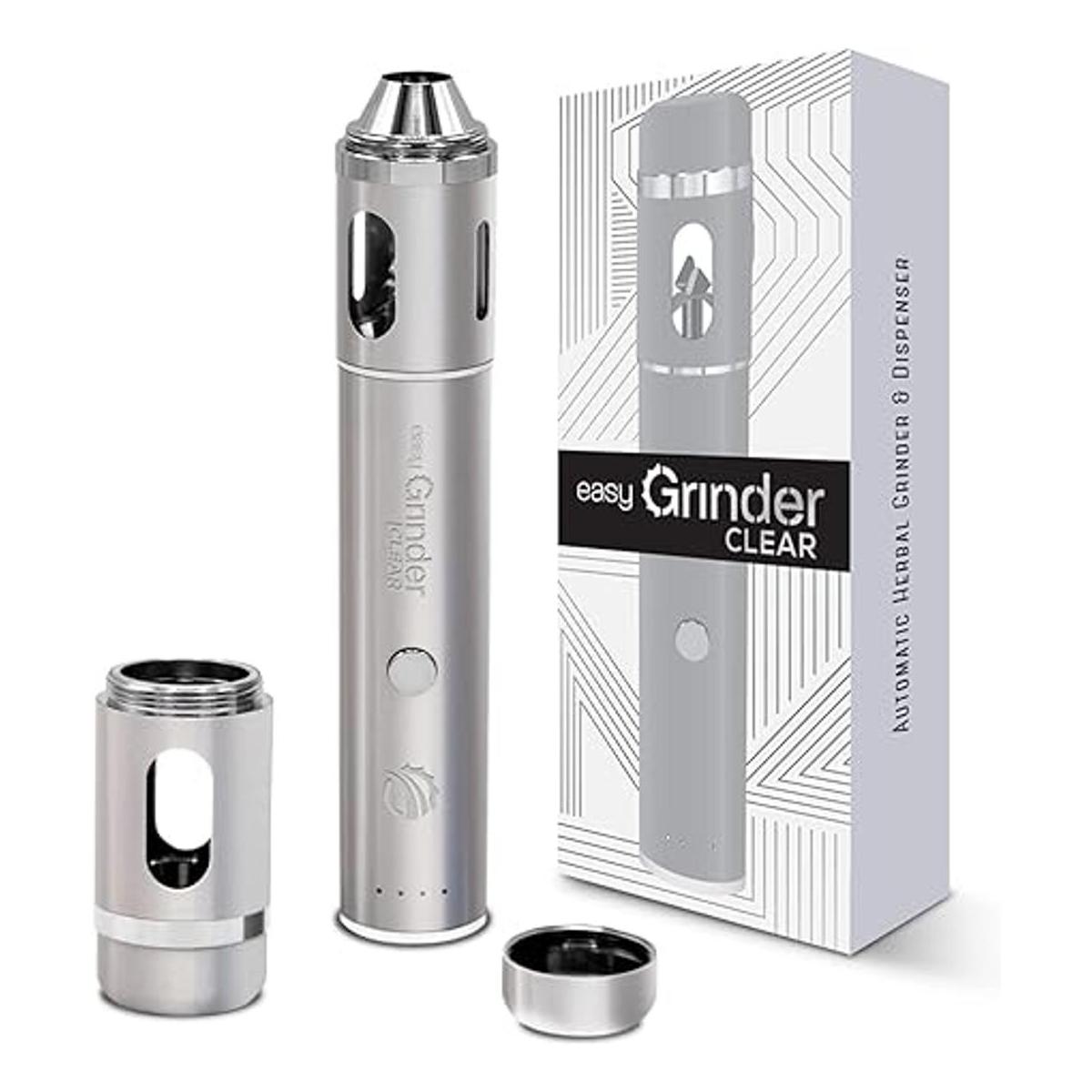 Easy Grinder Dispensador eléctrico de vidrio transparente