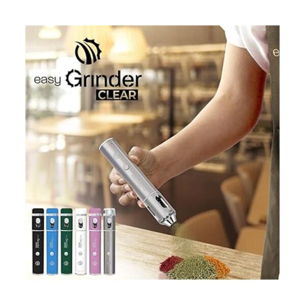 Easy Grinder Dispensador eléctrico de vidrio transparente_6
