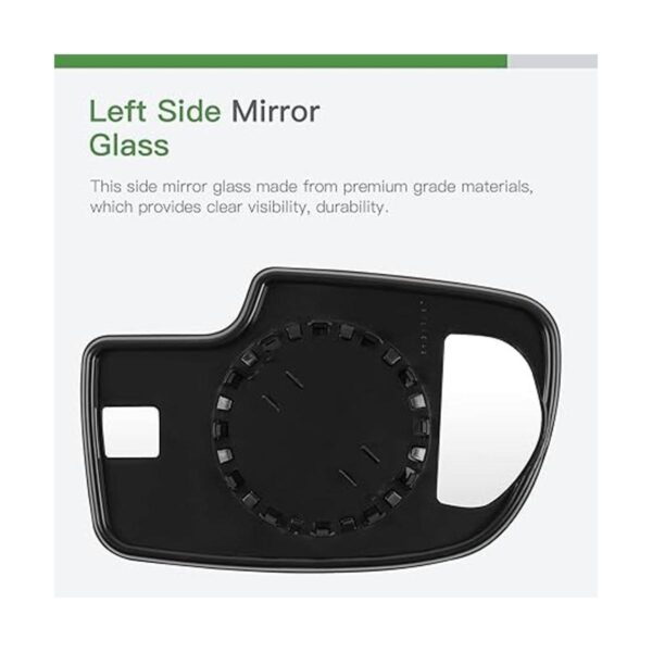 SCITOO Espejo de vista lateral del pasajero compatible con