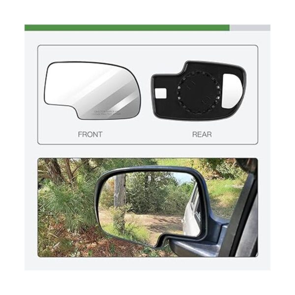 SCITOO Espejo de vista lateral del pasajero compatible con