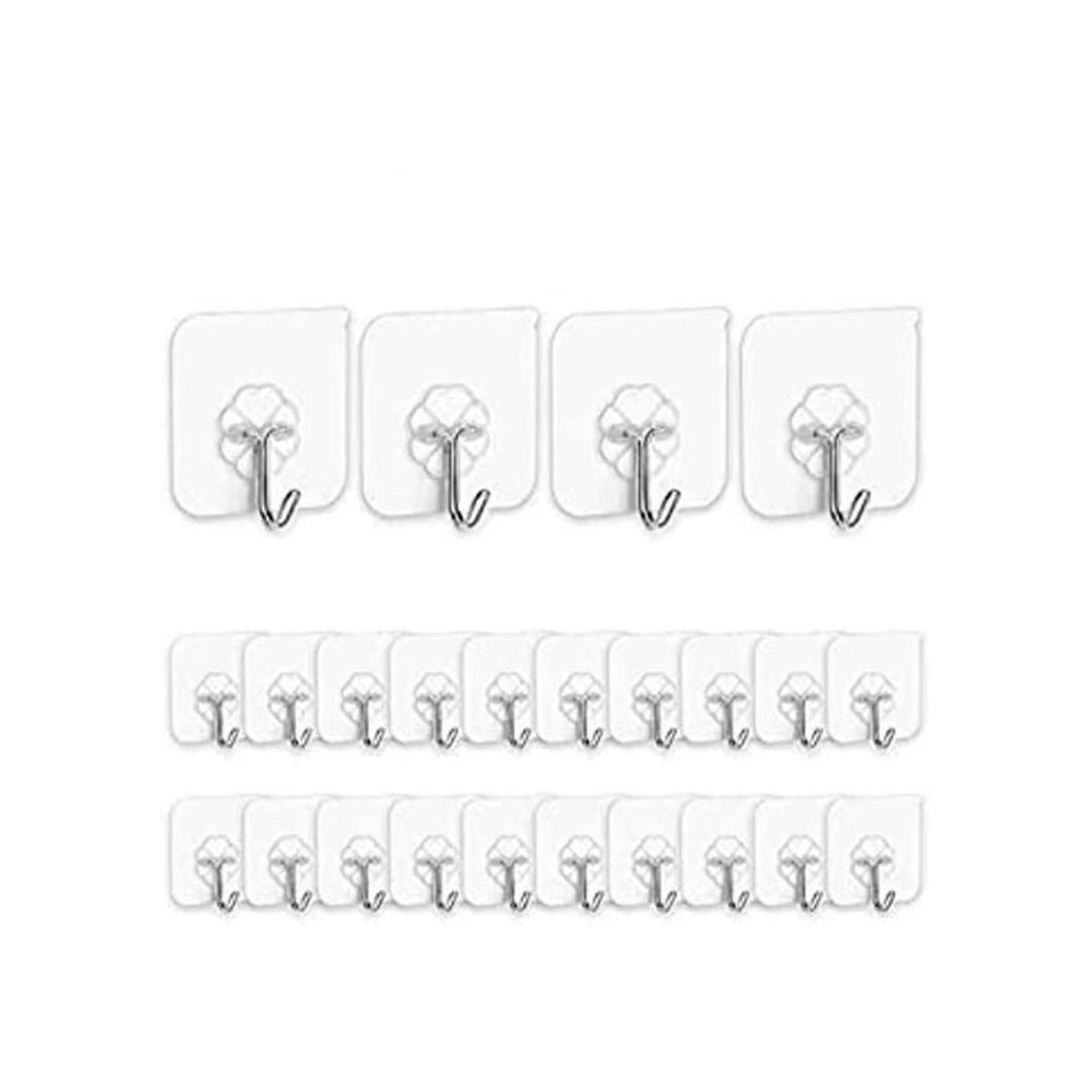 Ganchos adhesivos para pared de cocina 24 paquetes de