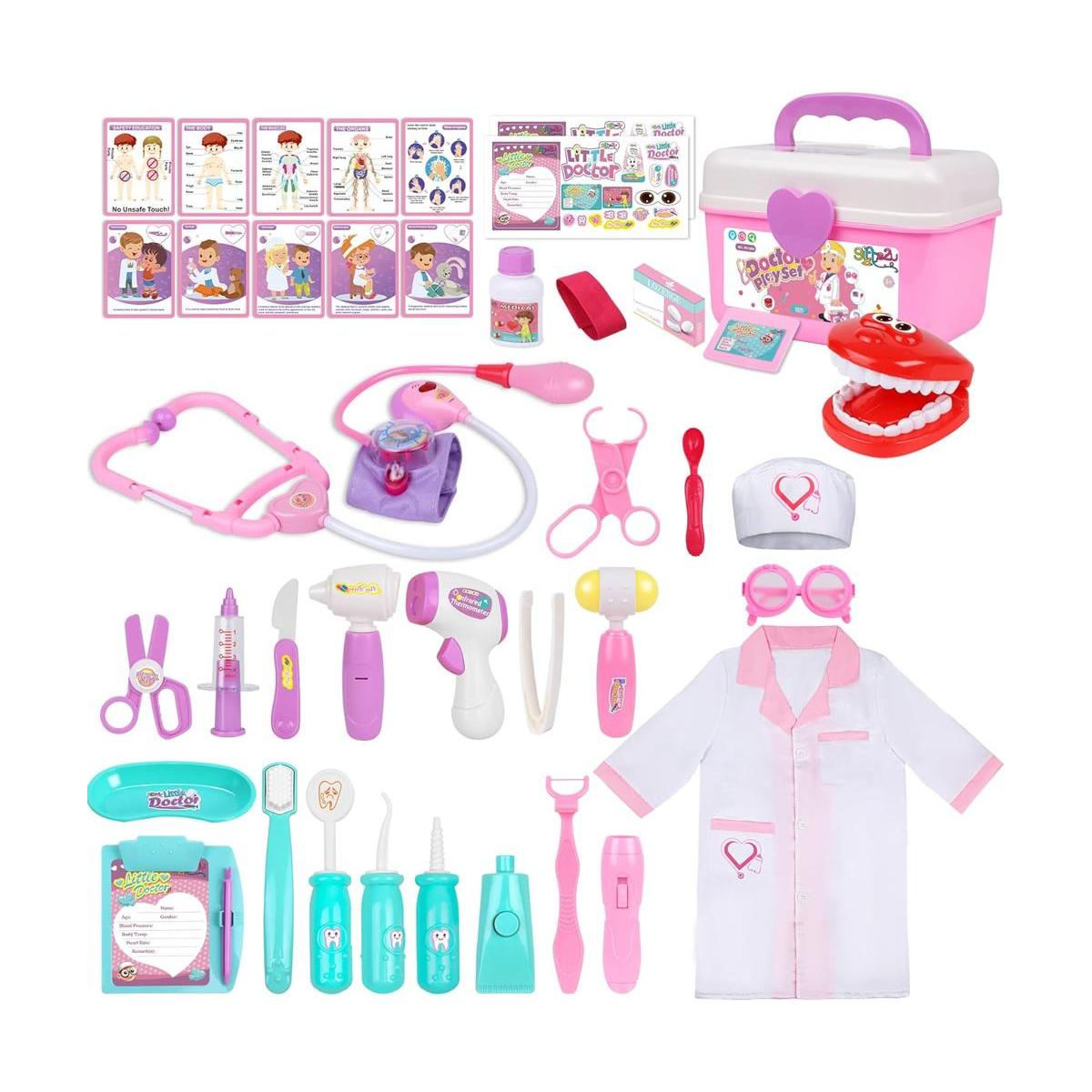 Gifts2U Kit de médico de juguete 37 piezas para niños