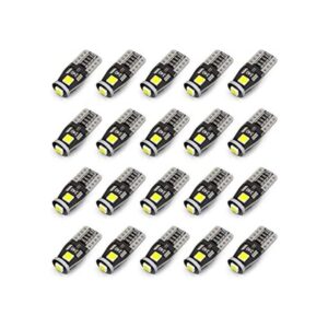 KAFEEK 20 bombillas LED T10 Wedge 194 168 2825 W5W_1