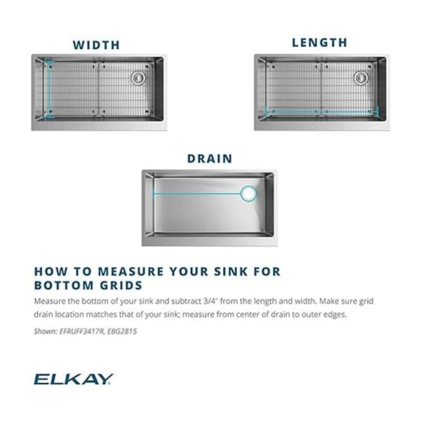 Elkay CTXBG2815 Crosstown Perchero de acero inoxidable_4