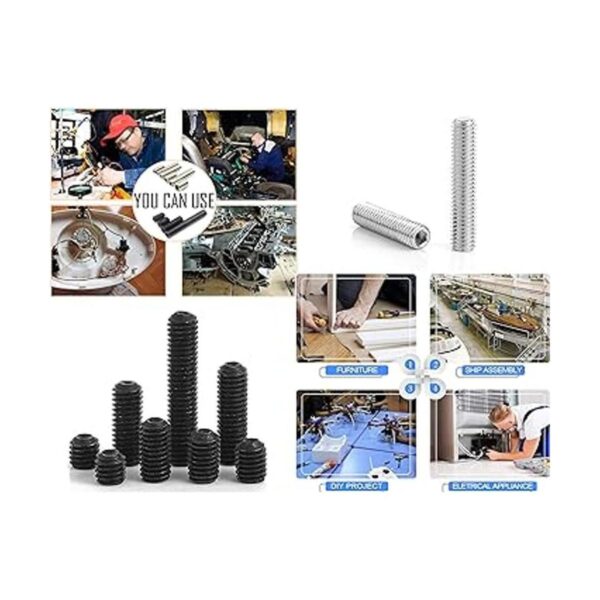 LBY 304 Tornillos de cabeza de acero inoxidable moleteados