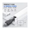 Embellecedor para cable para un solo cable cubierta de_2
