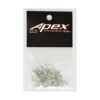Apex RC Products Silver 110 Clips de cuerpo anodizado RC_4