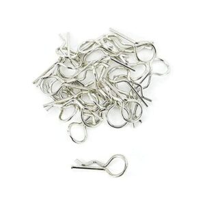 Apex RC Products Silver 110 Clips de cuerpo anodizado RC_1